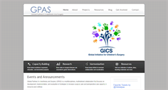 Desktop Screenshot of globalsurgery.org